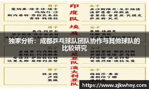 独家分析：成都乒乓球队团队协作与其他球队的比较研究